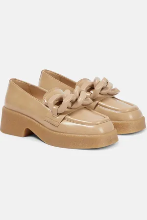 Stella McCartney Skyla embellished faux leather loafers