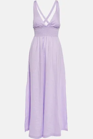 Heidi Klein Lake Garda linen maxi dress