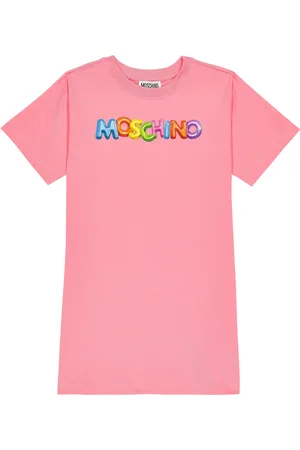Moschino Logo cotton-blend T-shirt dress