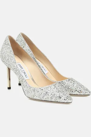 Jimmy Choo Romy 85 glitter pumps