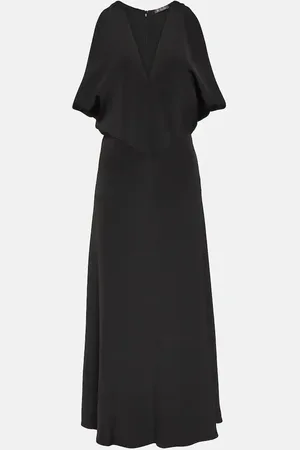 Loro Piana Flared silk maxi dress