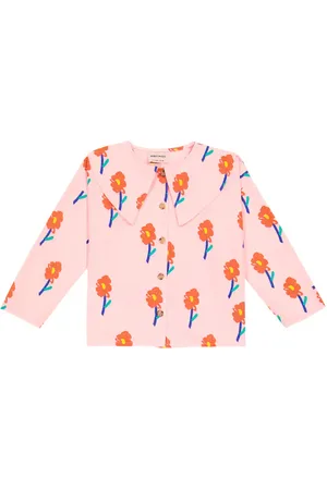 Bobo Choses Floral cotton blouse