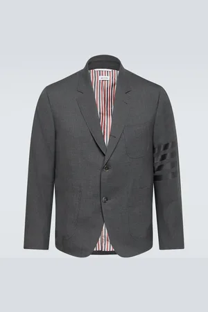 Thom Browne Shrunken Sack 4-Bar wool blazer