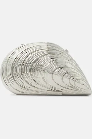 Simkhai Bridget shell clutch