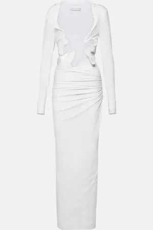 CHRISTOPHER ESBER Venus Plunge jersey maxi dress