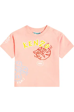 Kenzo Baby printed cotton-blend T-shirt