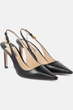 Tom Ford Leather slingback pumps