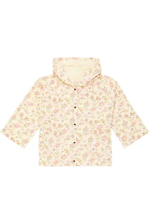 Louise Misha Felvet floral raincoat