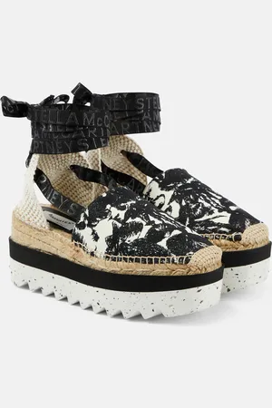 Stella McCartney Gaia faux leather espadrille sandals