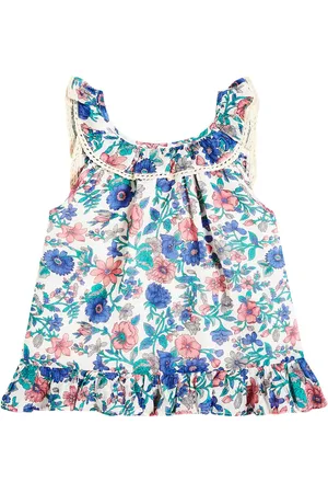 Louise Misha Zelie ruffled floral cotton dress