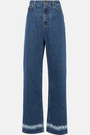 VALENTINO High-rise wide-leg jeans