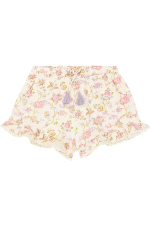 Louise Misha Vallaloid floral cotton shorts