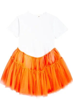 CAROLINE BOSMANS Jersey and tulle dress