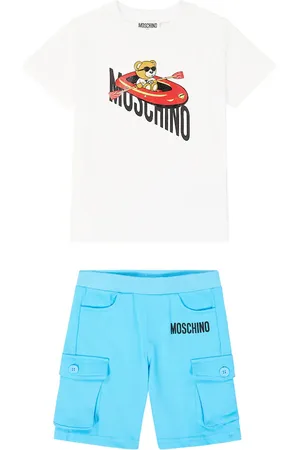 Moschino Printed T-shirt and cargo shorts set