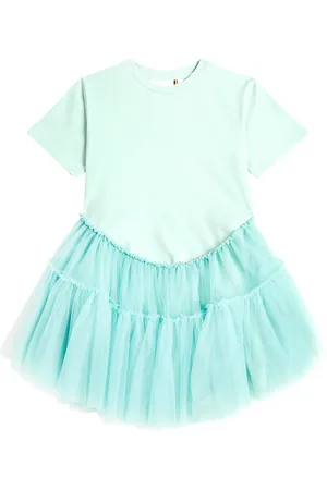 CAROLINE BOSMANS Jersey and tulle dress