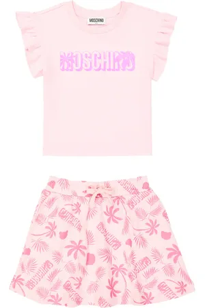 Moschino Cotton T-shirt and skirt set