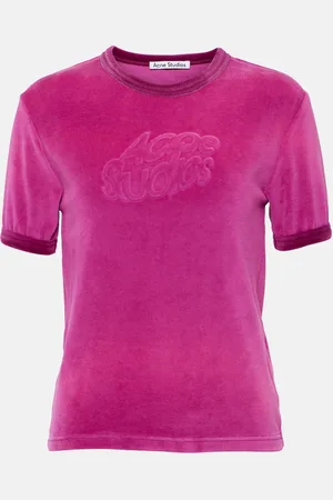 Acne Studios Logo-embossed cotton-blend T-shirt