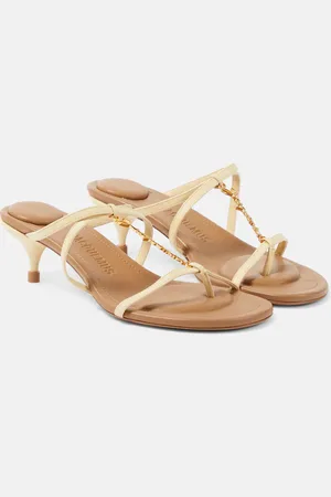 Jacquemus Les Sandales PralÃ¹ Basses leather sandals