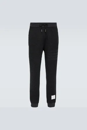 Thom Browne 4-Bar cotton and silk sweatpants