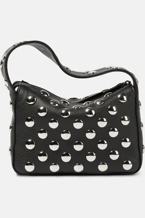 Khaite Elena Small studded leather shoulder bag