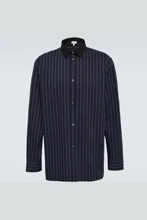 Loewe Striped cotton poplin shirt