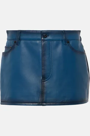 Acne Studios Lacaria leather miniskirt