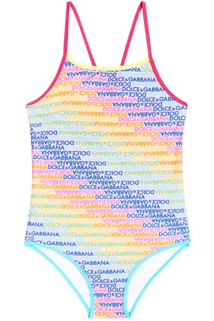 Dolce & Gabbana Logo printed swimsuit