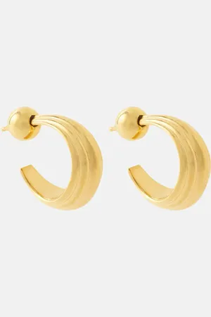 Sophie Buhai Blondeau Small 18kt -plated sterling silver hoop earrings
