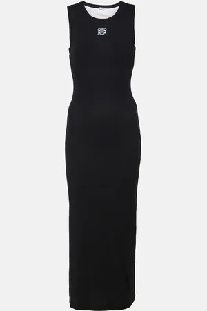 Loewe Anagram cotton jersey maxi dress