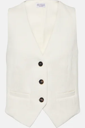 Brunello Cucinelli Cotton and linen vest