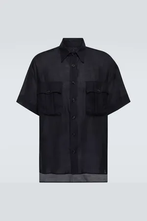 Giorgio Armani Jersey bowling shirt