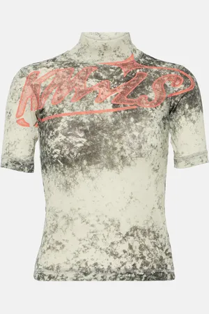 KNWLS Turbo printed jersey top