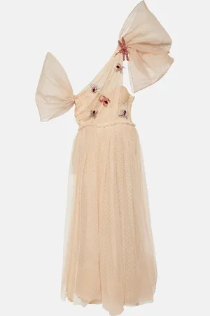 Erdem Embellished tulle maxi dress