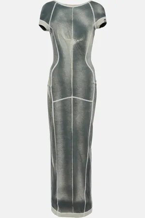 KNWLS Raze printed cotton maxi dress