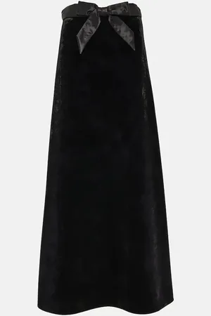 Balenciaga Velvet maxi skirt