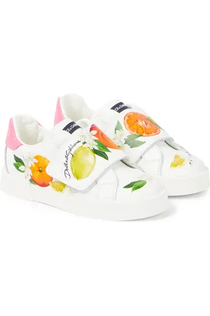 Dolce & Gabbana Printed leather sneakers