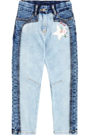 MONNALISA Embroidered jeans