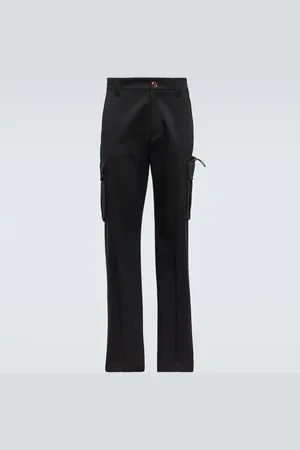 Versace black best sale trousers mens