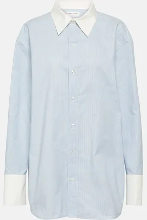 Saint Laurent Striped cotton shirt