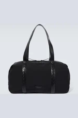 Bottega Veneta Crossroad Large leather-trimmed duffel bag