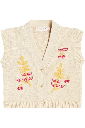 BONPOINT Ticiana embroidered cotton vest