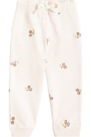 BONPOINT Baby Bambo embroidered cotton fleece sweatpants