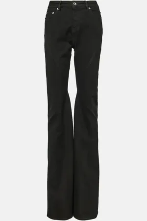 Rick Owens Mid-rise bootcut jeans