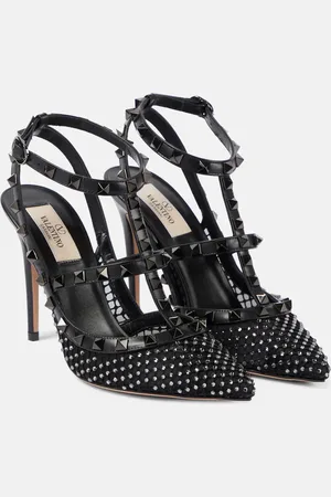 VALENTINO GARAVANI Rockstud 100 leather pumps