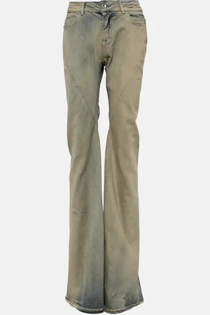 Rick Owens DRKSHDW mid-rise flared jeans