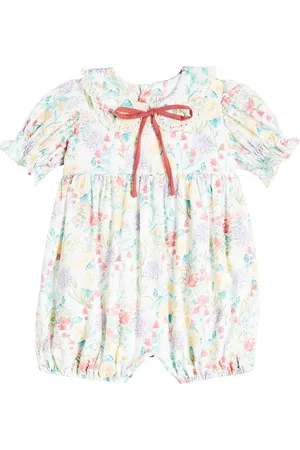 La Coqueta Baby Eloisa printed cotton playsuit
