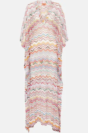 Missoni Zig Zag lamÃ© beach cover-up