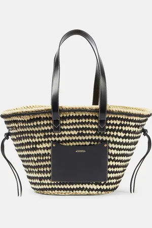 Isabel Marant Cadix Medium raffia basket bag