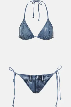 Acne Studios Eini printed bikini