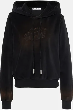 Acne Studios Faro cotton-blend velvet hoodie